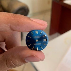 Rolex Ladies 24mm Nigh Blue Dial Stick